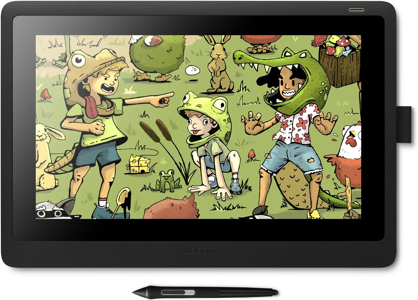 Wacom Cintiq 16 Drawing Tablet with Screen, 15.4' Full HD Display Graphic Arts Tablet Includes Pro Pen 2 w/Tilt Response, Graphic Design Animation Display Pad for Mac, PC