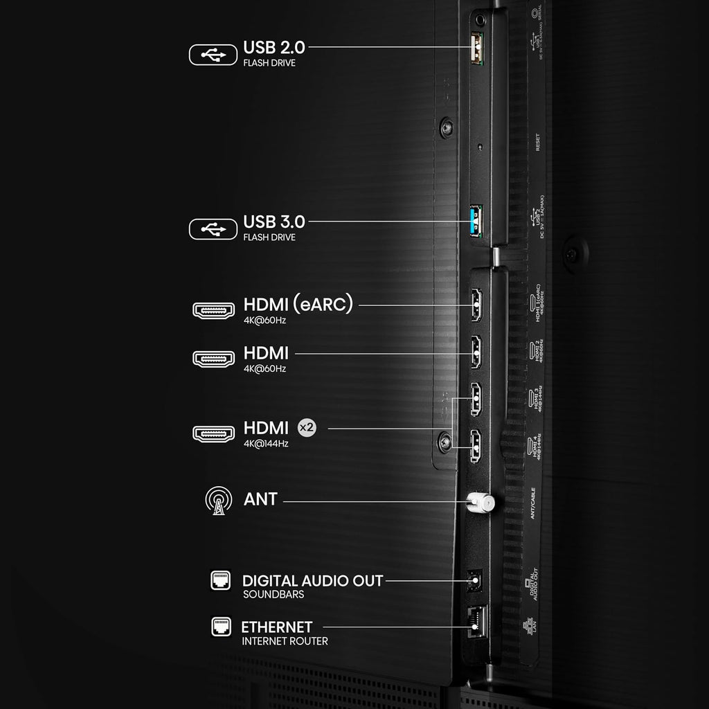 Hisense 75-Inch Class QLED 4K S7N CanvasTV Series Dolby Vision HDR Google Smart TV (75S7N, 2025 Model) - 144Hz, Art Mode, Anti-Glare Panel, Hi-Matte Display, UltraSlim Wall Mount & Frame Included