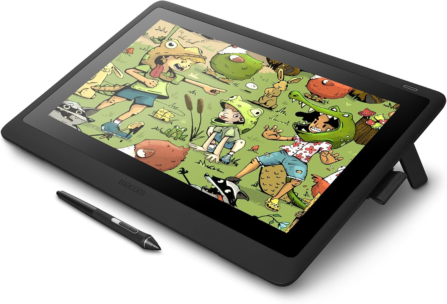 Wacom Cintiq 16 Drawing Tablet with Screen, 15.4' Full HD Display Graphic Arts Tablet Includes Pro Pen 2 w/Tilt Response, Graphic Design Animation Display Pad for Mac, PC