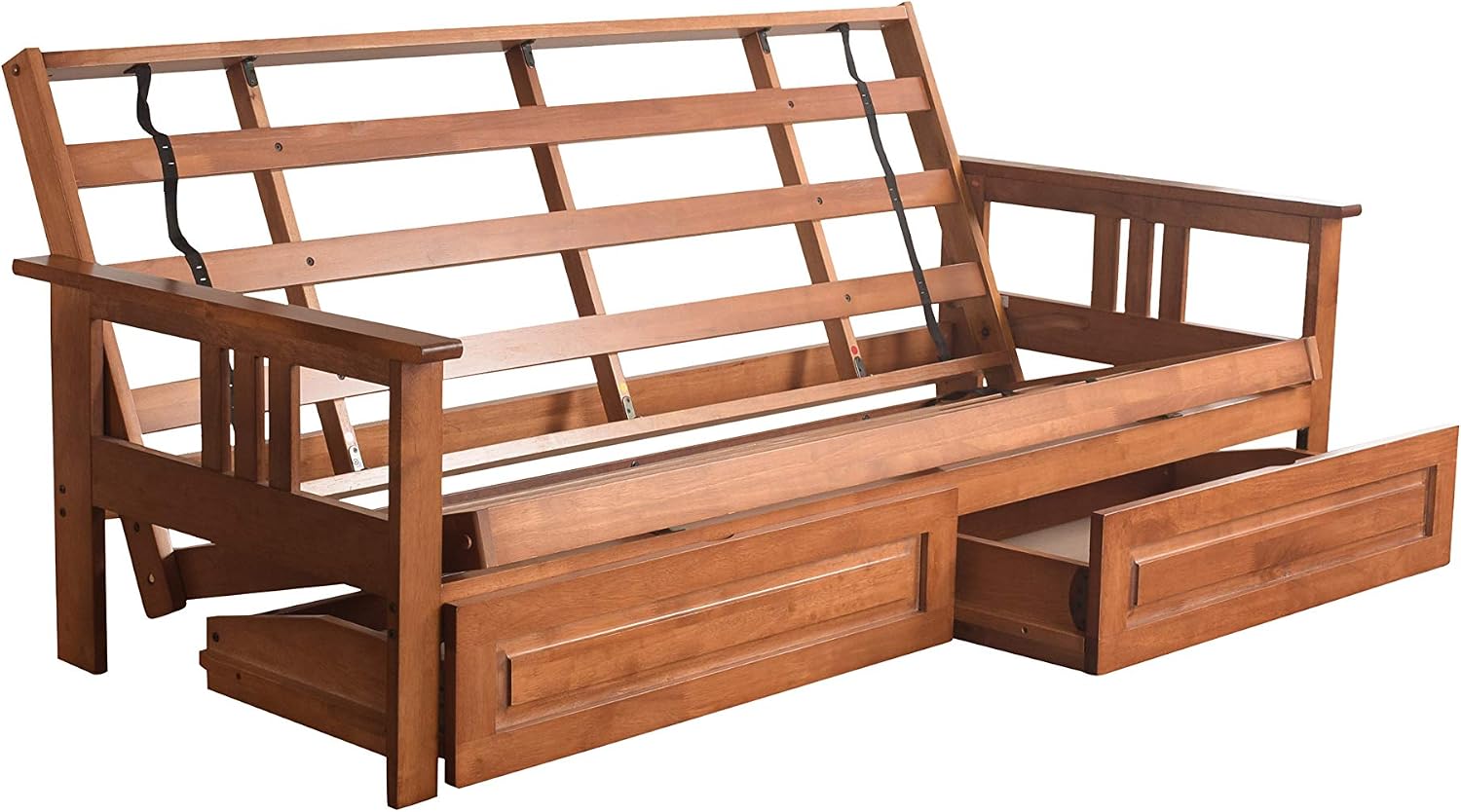 Kodiak Futons Monterey Futon Frame with Drawers, Included, Barbados