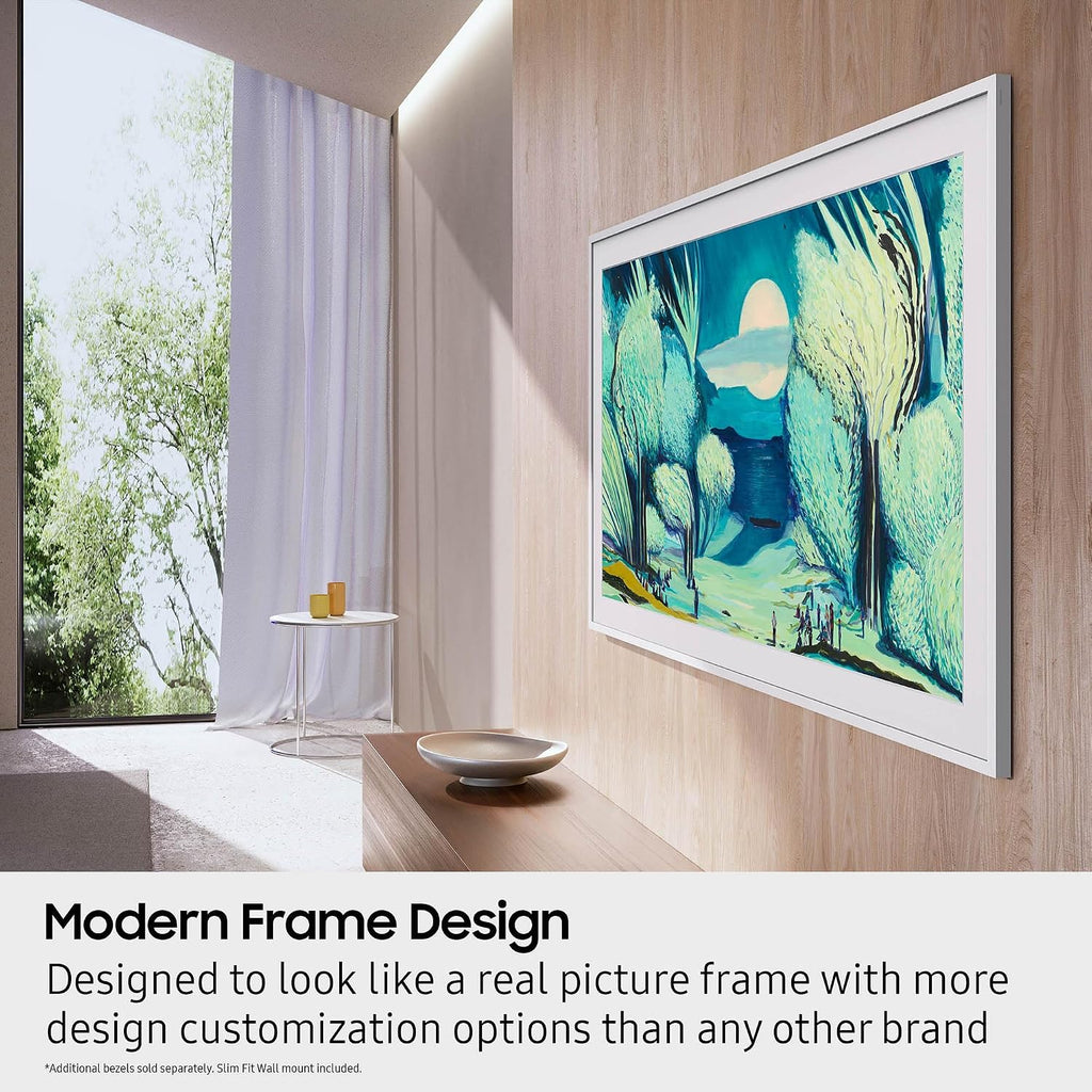 Samsung 43-Inch Class The Frame LS03F 4K QLED Smart TV (2025 Model) Slim Fit Wall Mount, Modern Frame Design, NQ4 AI Gen2 Processor, Art Mode, Artful Picture Quality, Samsung Vision AI, Alexa Built-in