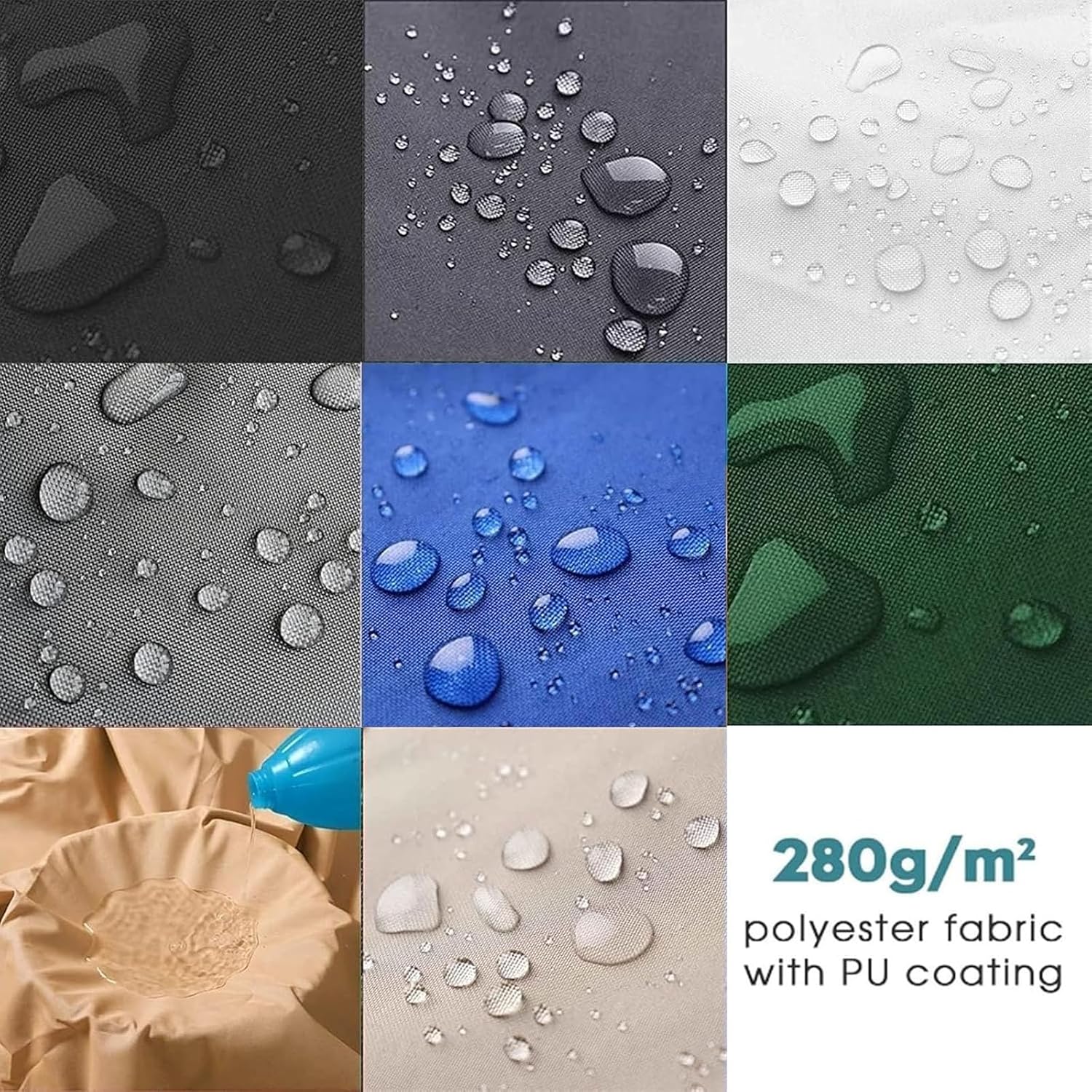 16x11ft/12x10ft/10x8ft/8x6.5ft Retractable Patio Awning Replacement Fabric Outdoor Door Window Sunshade Canopy Top Cover Replacement Awning Sunscreen Canvas for Commercial Re(Size:15.5x10ft,Color:A)