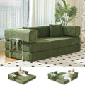 GEARIVY Folding Sofa Bed Convertable Corduroy Couch King Size Floor Sleeper 4-in-1 DIY Combination Modular Sofa Fold Out Futon Lounge Comfy Foldable Lazy cama for Living Room