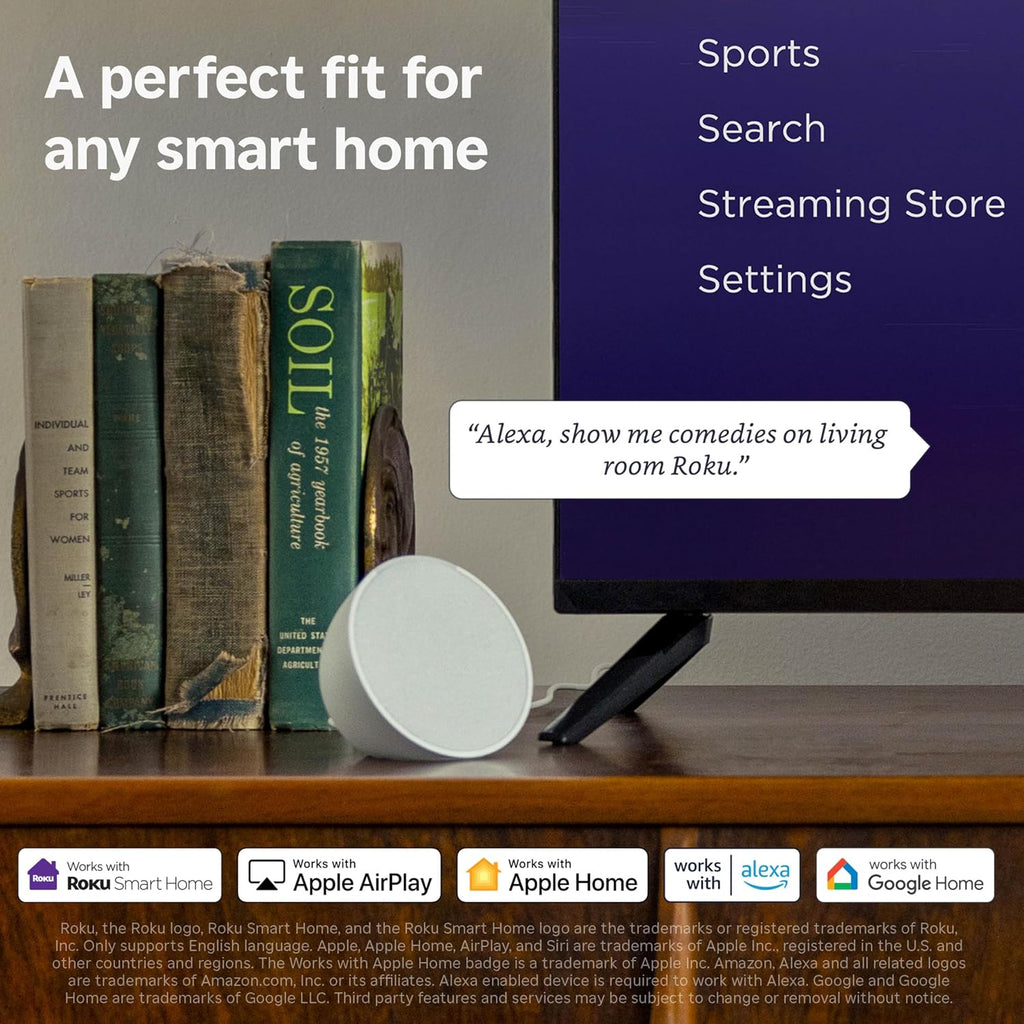 Roku Smart TV – 40-Inch Select Series, 1080p Full HD TV – Roku TV with Voice Remote – Flat Screen LED Television with Wi-Fi for Streaming Live Local News, Sports, Family Entertainment