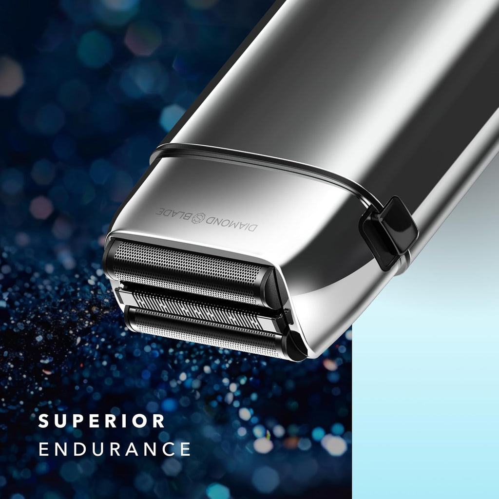 Blade & Stone PS501 Foil Shaver for Men – Dual Foil Cordless Shaver with Graphene-X Blades and 8000 RPM Digital Motor – All-Metal, Rechargeable Wet and Dry Razor – Aviator