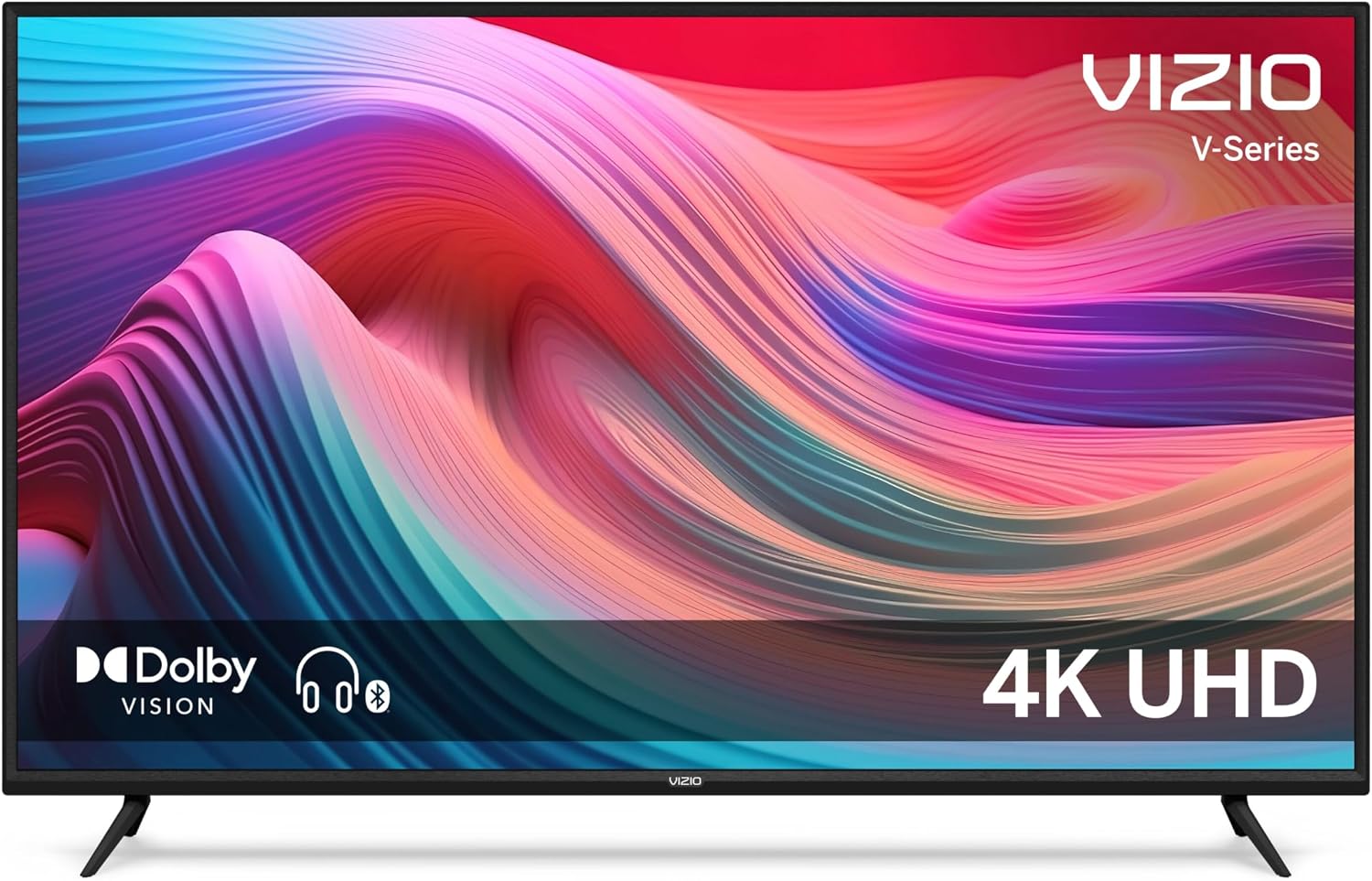 VIZIO 65-Inch V-Series 4K UHD LED Smart TV with Voice Remote, Dolby Vision, HDR10+, Alexa Compatibility, V655-J09, 2022 Model