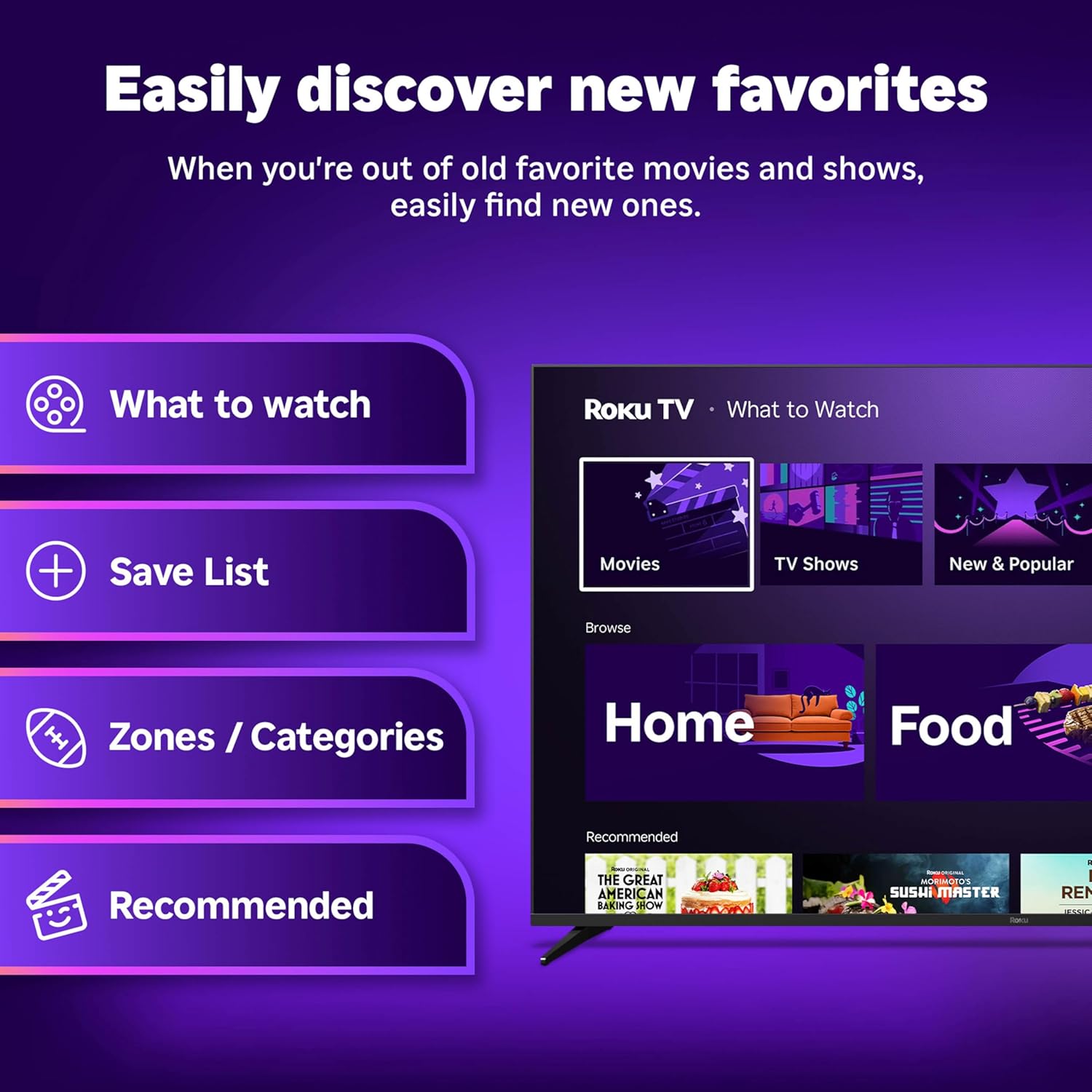 Roku Smart TV – 55-Inch Pro Series, Mini-LED TV – RokuTV with Backlit Voice Remote Pro – Flat Screen 4K QLED Television with 120Hz Refresh Rate & Dolby Vision IQ, Live News, Sports, Entertainment