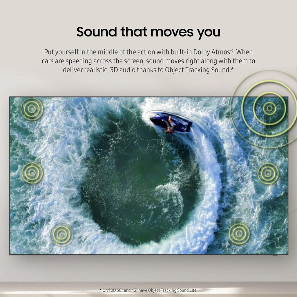 Samsung 75-Inch Class Neo QLED 4K QN90D Series Mini LED, Neo Quantum HDR+ Smart TV w/Dolby Atmos, Object Tracking Sound+, Motion Xcelerator, Real Depth Enhancer Pro, Alexa Built-in (QN75QN90D, 2024)