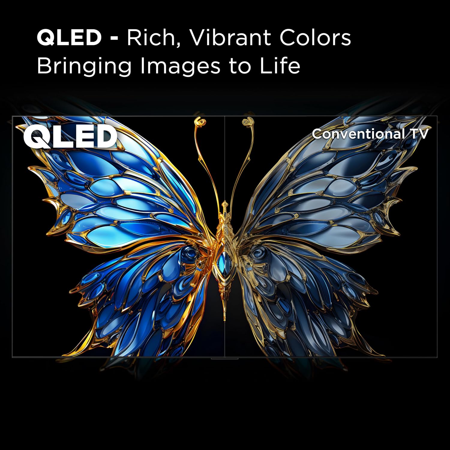 TCL 55-Inch Class Q65 QLED 4K Smart TV with Fire TV (55Q651F, 2024 Model), Dolby Vision and Atmos, HDR PRO+, Alexa Built-in with Voice Remote, Apple AirPlay 2 Compatibility, Streaming Television