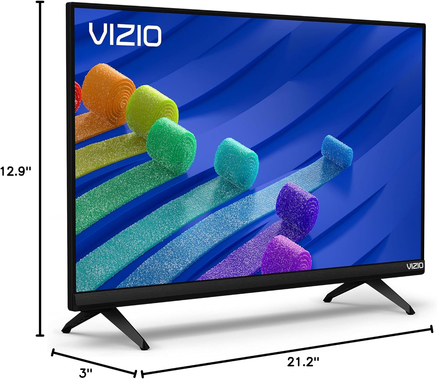 VIZIO 24-inch D-Series Full HD 1080p Smart TV with Apple AirPlay and Chromecast Built-in, Alexa Compatibility, D24f4-J01, 2021 Model