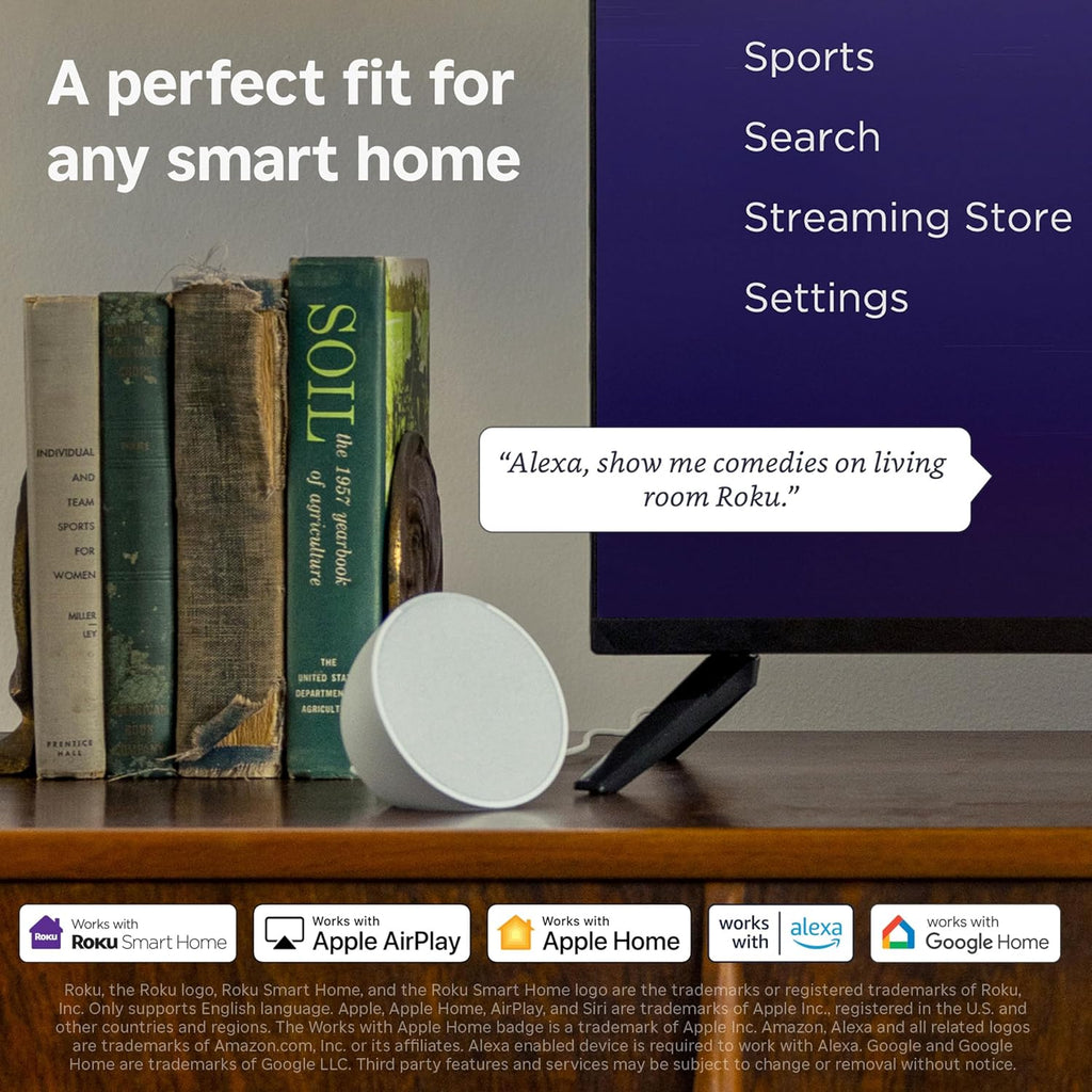 Roku Smart TV – 32-Inch Select Series, 720p HD TV – Roku TV with Voice Remote – Flat Screen LED Television with Wi-Fi for Streaming Live Local News, Sports, Family Entertainment