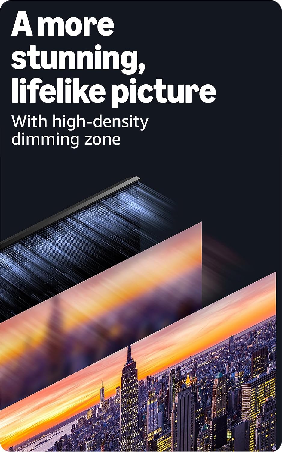 Amazon Ember 85' Mini-LED Series with Fire TV (newest model), QLED 4K UHD smart TV, Dolby Vision IQ, 144hz gaming mode, Ambient Experience, find shows faster with Alexa+