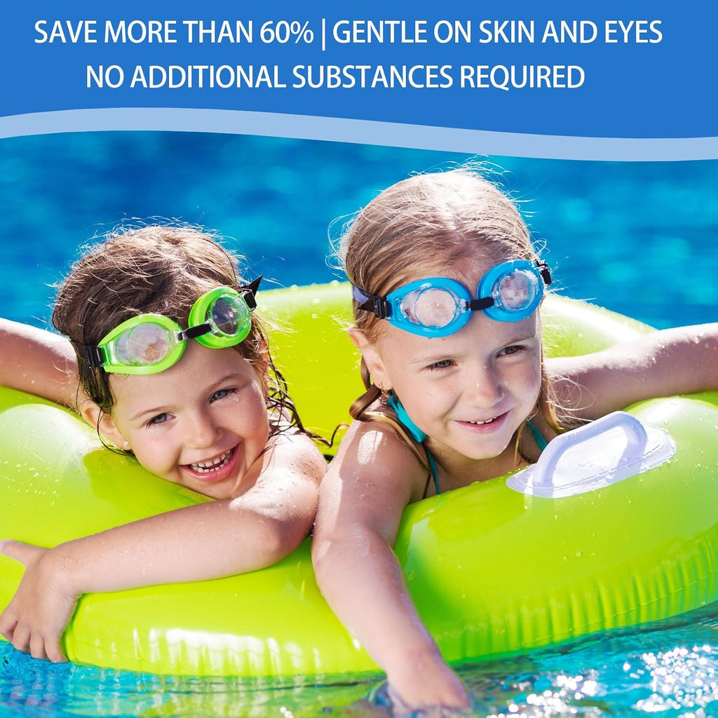 Salt Water Pool Chlorinator System - Upgrade Saltwater Chlorine Generator for Smart App Control Built-in Control,Easy to Install,Smart Digital Panel Plate,with Pools Up to 15,000 gallons