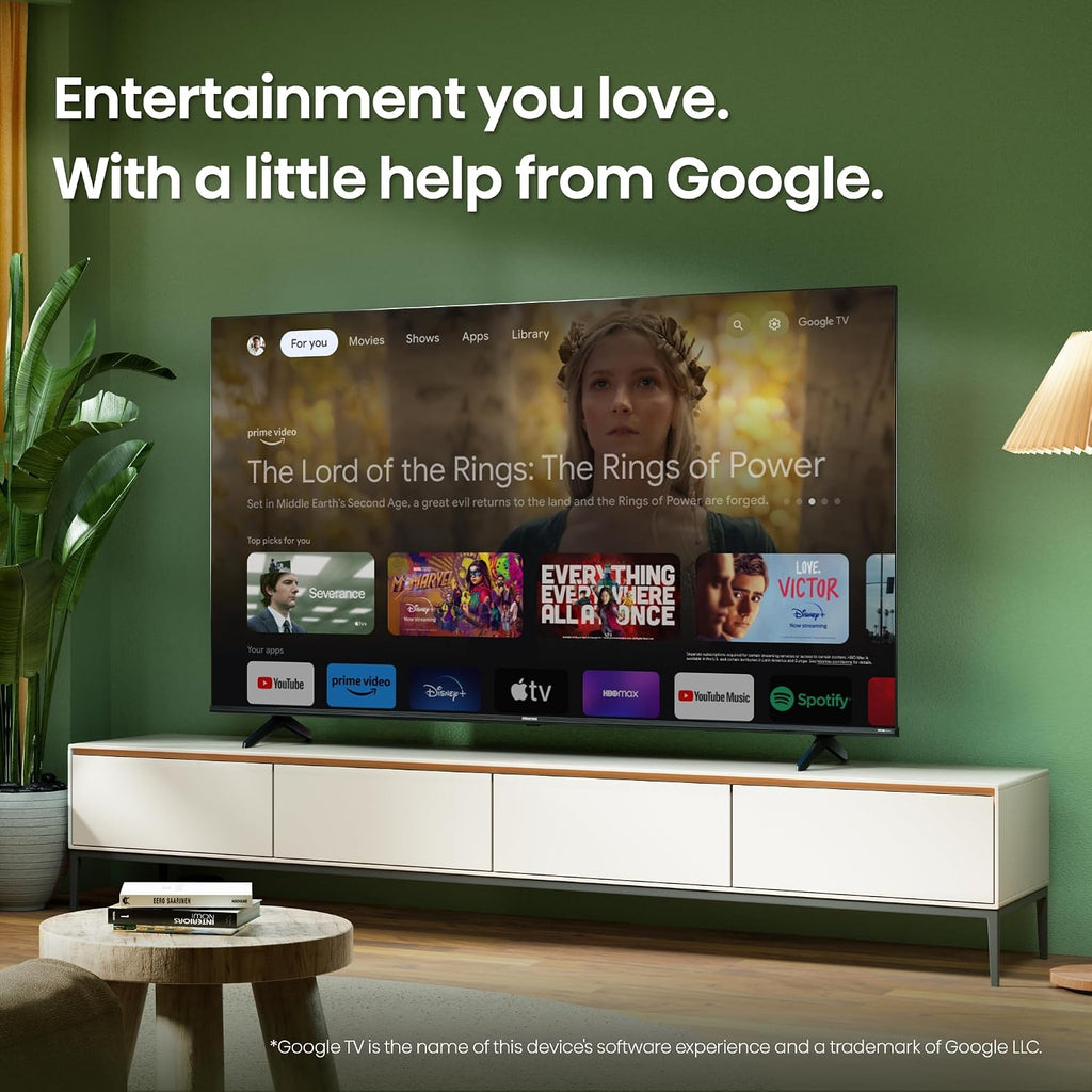 Hisense 32-Inch Class A4 Series FHD 1080p Google Smart TV (32A4K) - DTS Virtual: X, Game & Sports Modes, Chromecast Built-in, Alexa Compatibility
