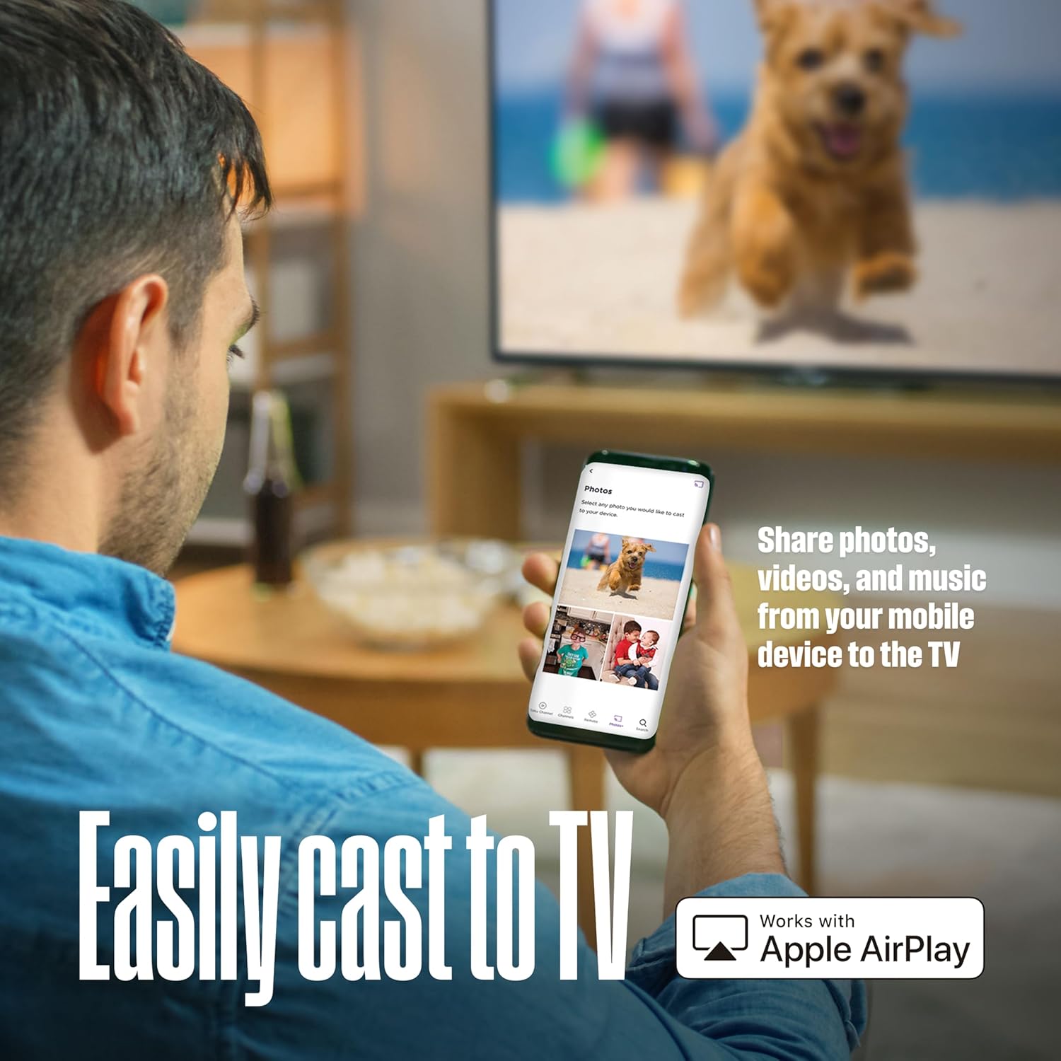 Westinghouse Roku TV - 43 Inch Smart TV, 4K UHD Television with Wi-Fi Connectivity and Mobile App, Flat Screen, Bluetooth, Compatible with Apple AirPlay, Alexa and Google Assistant
