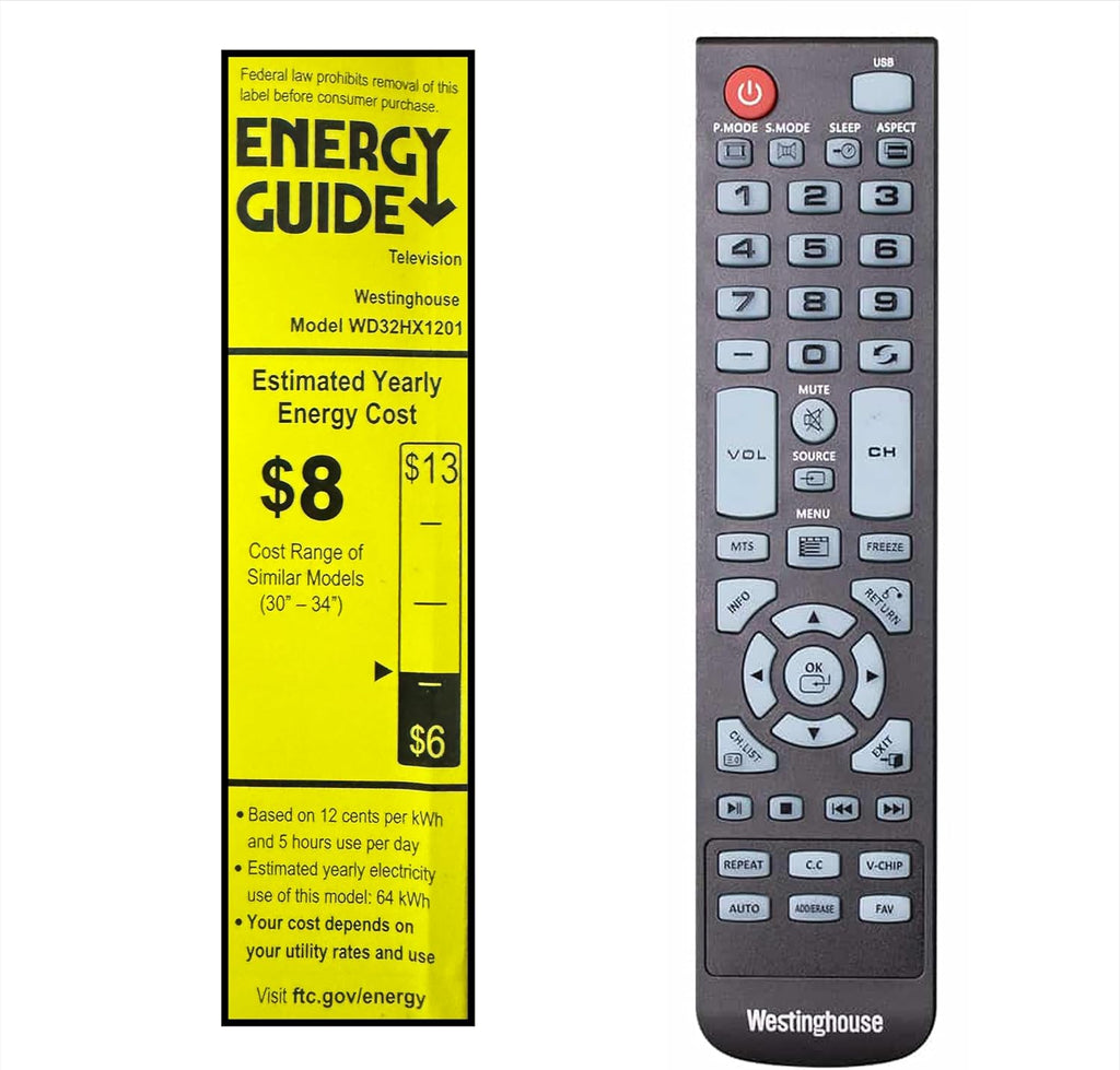 Westinghouse 32 Inch TV, HD LED Small Flat Screen Non-Smart Television, Works with Fire Stick, Roku, Apple TV, TiVo, Xumo, and Streaming Devices