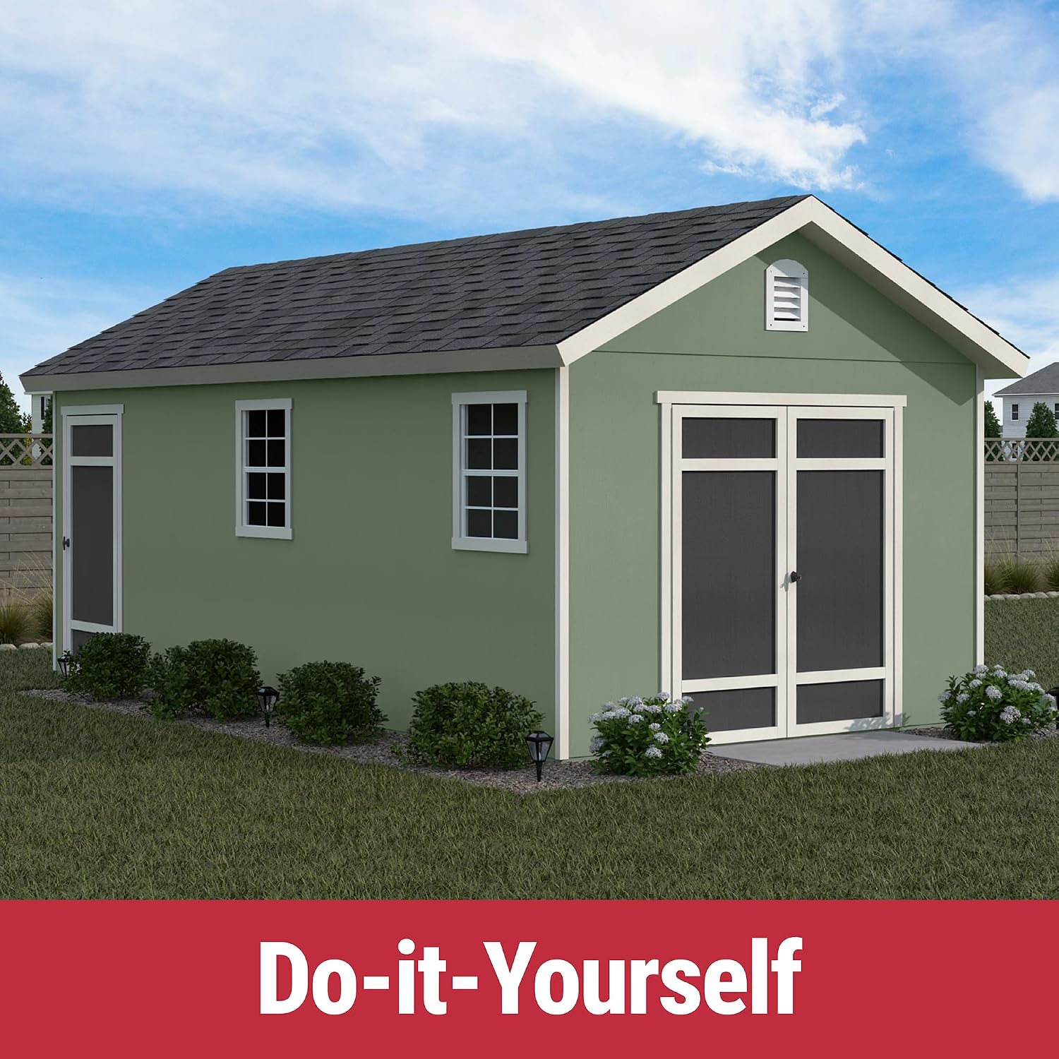 Handy Home Products Fairfax 10x20 DIY Wooden Storage Shed