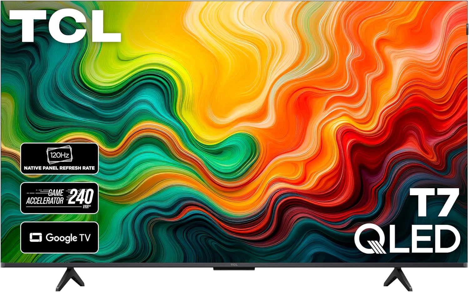 TCL 55 Inch Class T7 Series | 4K QLED HDR | 55T7, 2025 Model | 120HZ Refresh Rate High Brightness Smart Google TV Dolby Atmos Audio | Voice Remote Alexa Gaming Streaming Television