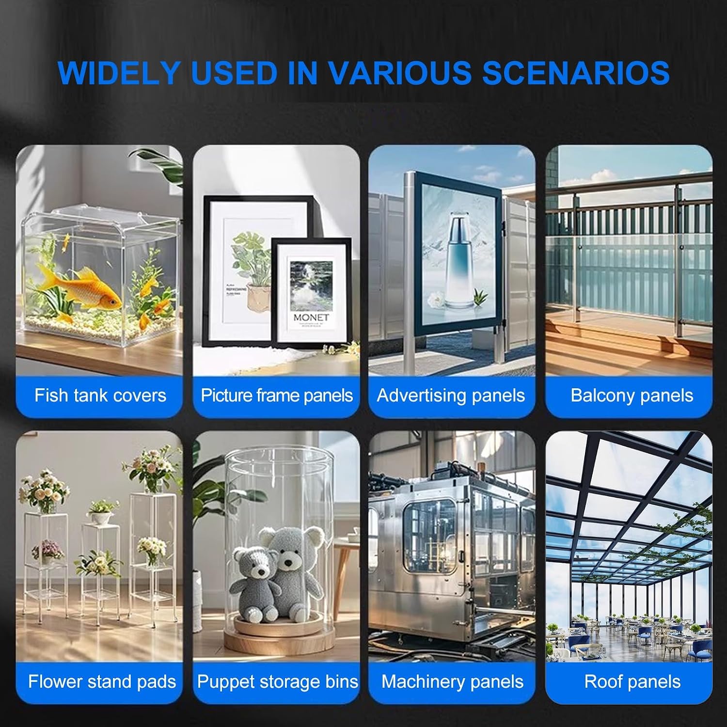 Polycarbonate Clear Plastic Sheet, 3 mm Polycarbonate Panels Shatter Resistant, Easier to Cut, Bend, for Window Panel, Hobby, Home, DIY, Industrial, Crafts(60x150cm/24x59in)