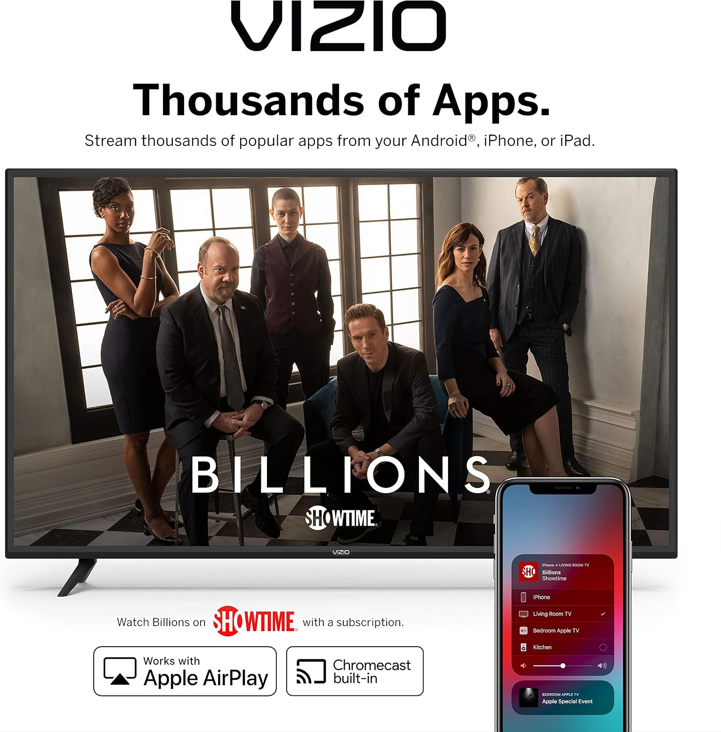 VIZIO V-Series 50-inch - 4K HDR Smart TV (49.5-inch Diag.) (V505-H11,2020)
