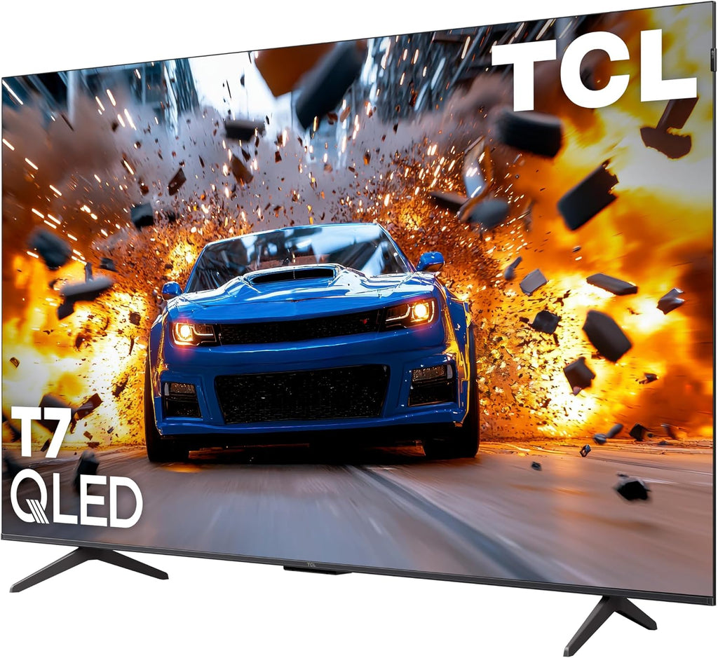 TCL 65 Inch Class T7 Series | 4K QLED HDR | 65T7, 2025 Model | 120HZ-144HZ High Brightness Smart Google TV Dolby Atmos Audio | Voice Remote Alexa Gaming Streaming Television