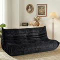 HABUTWAY Bean Bag Chair, Giant Bean Bag Chairs for Adults, 3 Seater Fireside Chair, Lazy Large Floor Bean Bag Sofa for Living Room, Bedroom, Dorm, Office (Black)