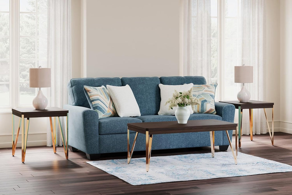 Signature Design by Ashley Cashton Casual Sofa for Living Room, Blue