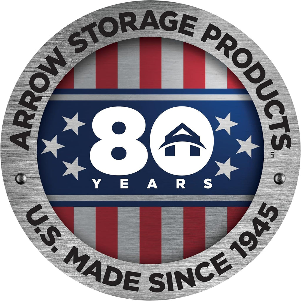 Arrow Sheds 6' x 4' Outdoor Steel Storage Shed, Blue