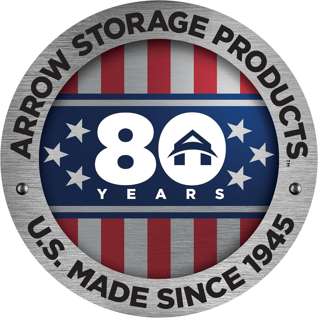 Arrow Classic Metal Shed, 14 x 14, Blue Grey