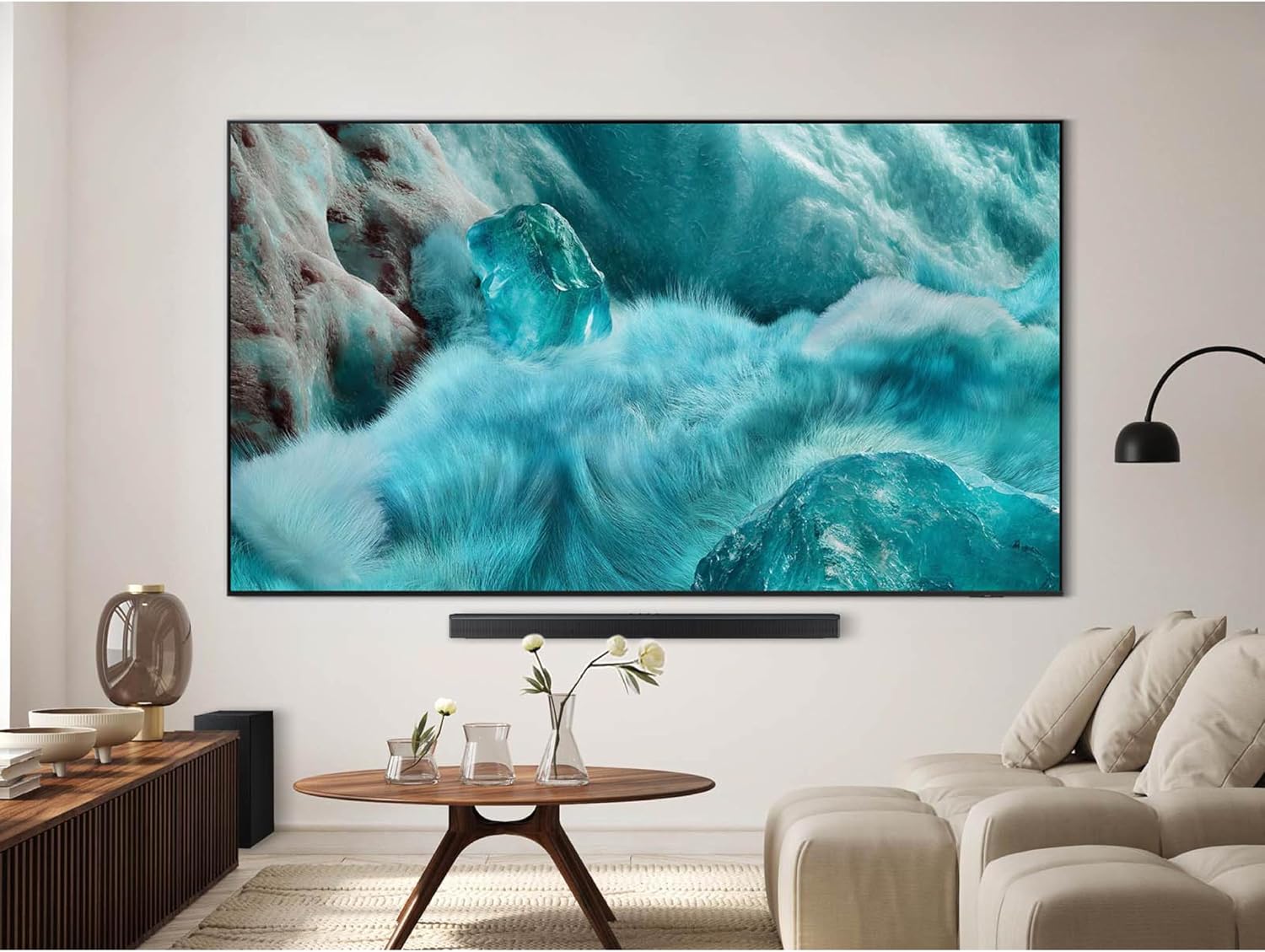 Samsung 98-Inch Class QLED Q7F Series Samsung Vision AI Smart TV (2025 Model, 98Q7F) Quantum HDR, Object Tracking Sound Lite, Q4 AI Gen1 Processor, 4K upscaling, Gaming Hub w/Alexa Built-in