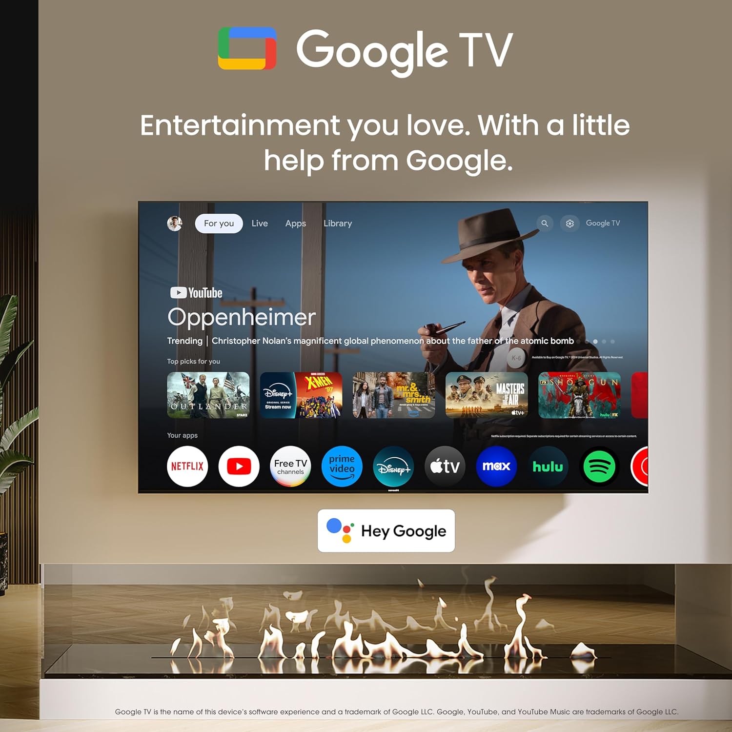 Hisense 65-Inch Class QLED 4K S7N CanvasTV™ Series Dolby Vision HDR Google Smart TV (65S7N) - 144Hz, Art Mode, Anti-Glare Panel, Hi-Matte Display, Frame & UltraSlim Wall Mount Included