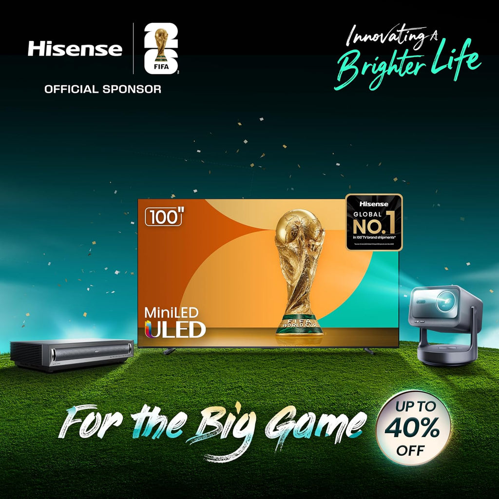 Hisense 55' Class QD7 Series Mini-LED 4K UHD Smart Fire TV (55QD7QF, 2025 Model) - QLED, HDR10+, Dolby Vision, Dolby Atmos, Game Mode Plus, ALLM, Alexa Built in with Voice Remote, Streaming TV, Black