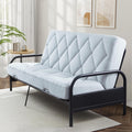 Jamdok 6' Full Size Futon Mattress Replacement(Frame Not Included),Removable Pillow Top Cover, Gel Memory Foam, (71X52X6 inches) (Light Gray)