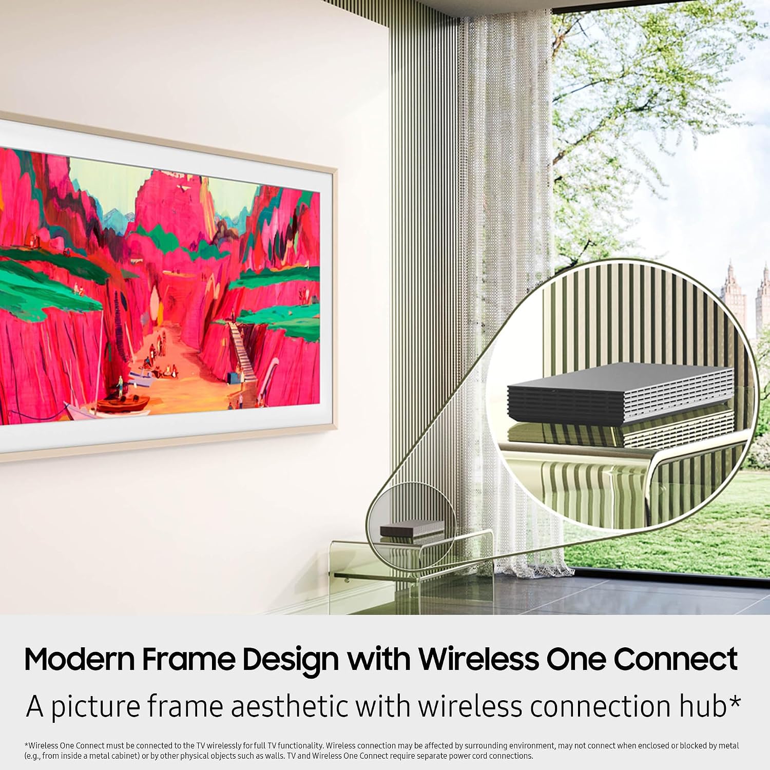 Samsung 75-Inch Class The Frame Pro LS03FW 4K Neo QLED Mini LED Smart TV (2025 Model) Slim Fit Wall Mount, Modern Frame Design, Wireless One Connect, NQ4 AI Gen3 Processor, Art Mode, Alexa Built-in