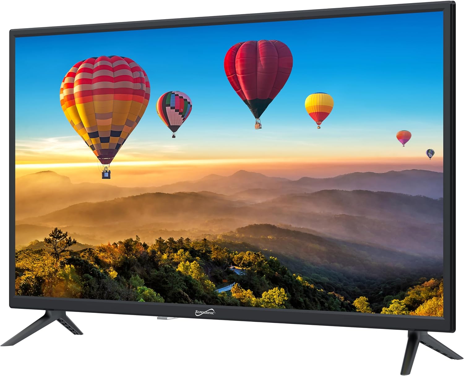 Supersonic SC-3210 31.5-Inch DLED HDTV with ATSC & NTSC, HDMI Input, USB Compatibility, 1080p Resolution, Dynamic Contrast, Wide Viewing Angle, Digital Noise Reduction, Audio Options, Multi-Language
