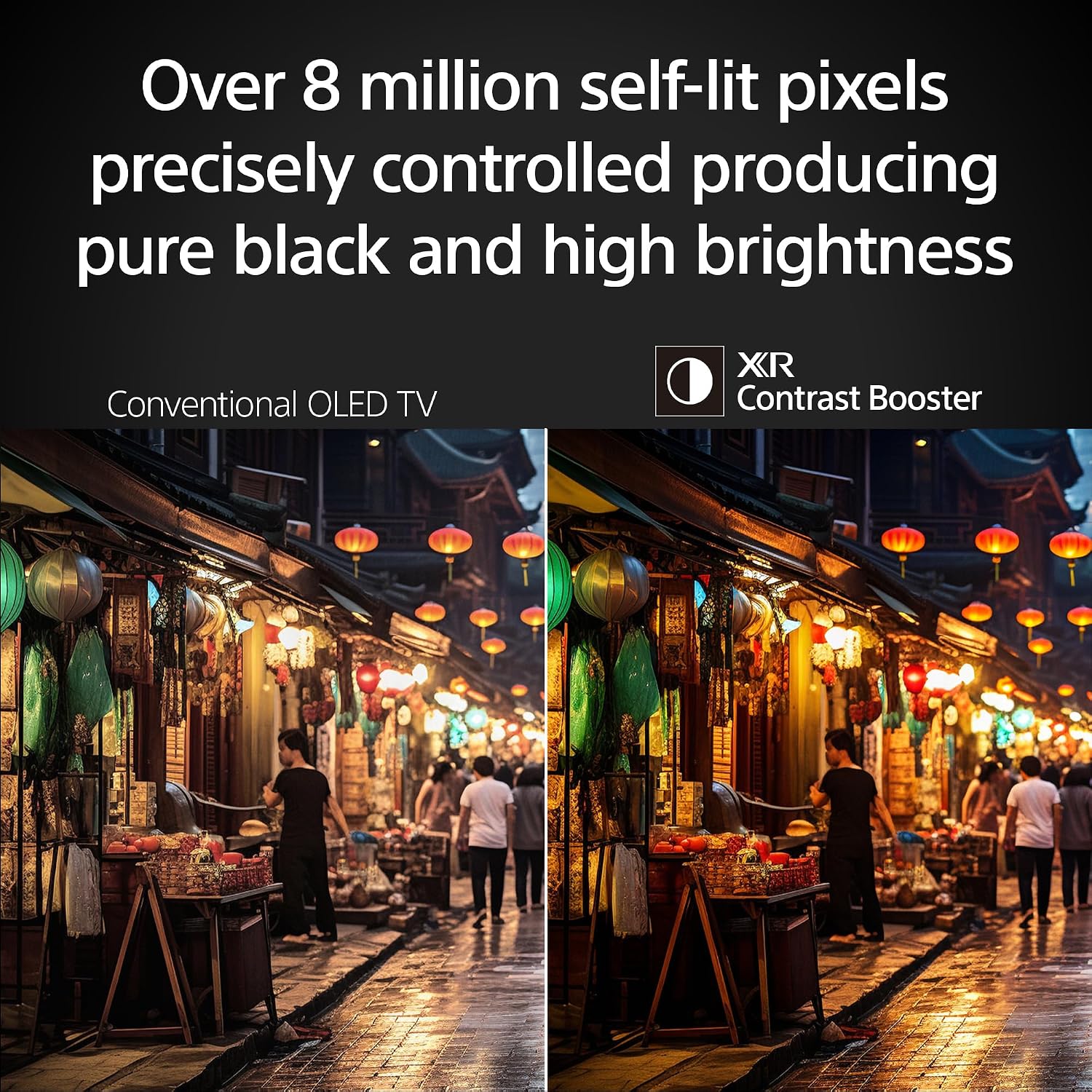 Sony BRAVIA 8 II 55 Inch TV, QD OLED, 4K Smart Google TV, XR Processor with AI Technology, Ultra Slim Design, 120hz Television, Dolby Vision/Atmos, Exclusive Features for PS5, K-55XR80M2