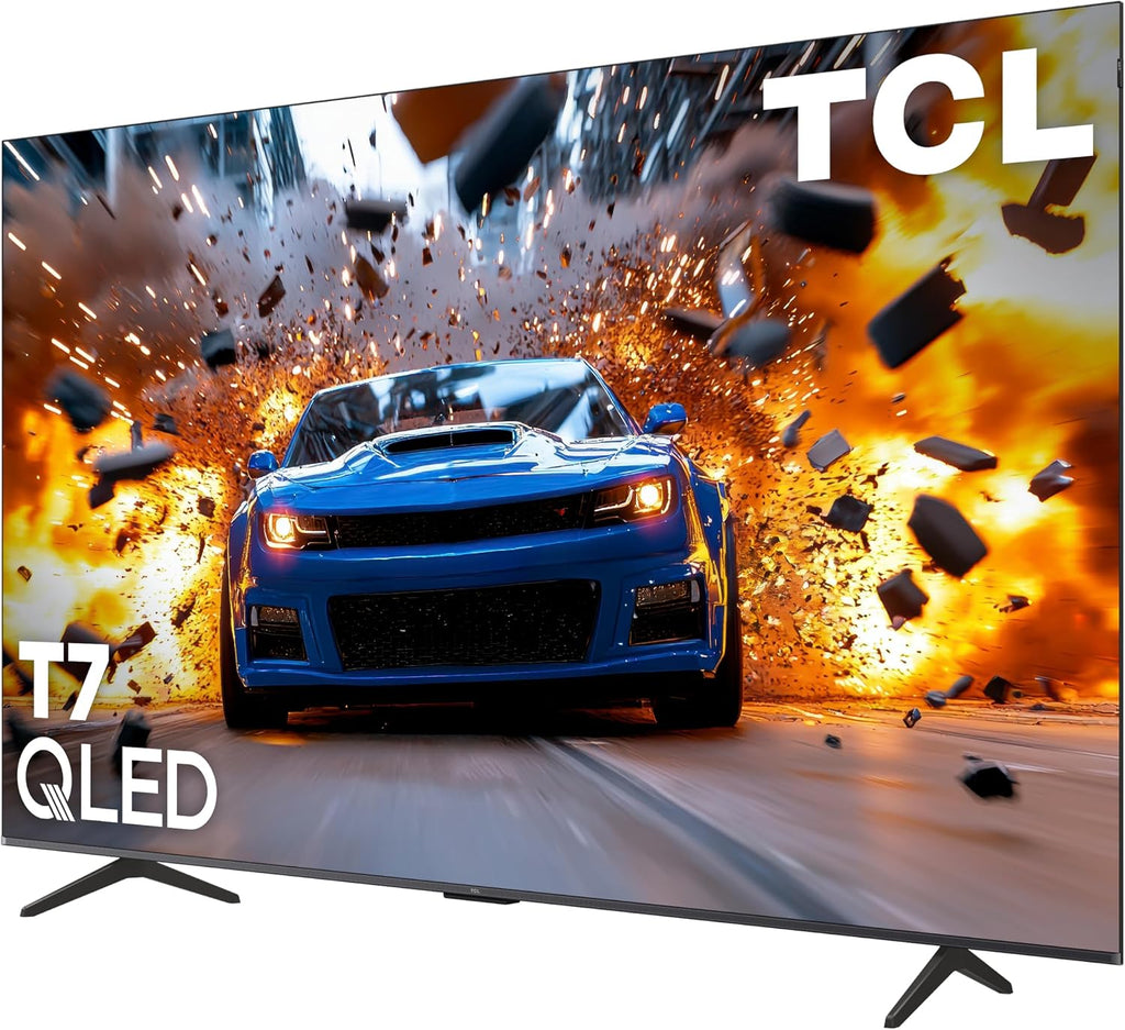 TCL 85 Inch Class T7 Series | 4K QLED HDR | 85T7, 2025 Model | 120HZ-144HZ High Brightness Smart Google TV Dolby Atmos Audio | Voice Remote Alexa Gaming Streaming Television