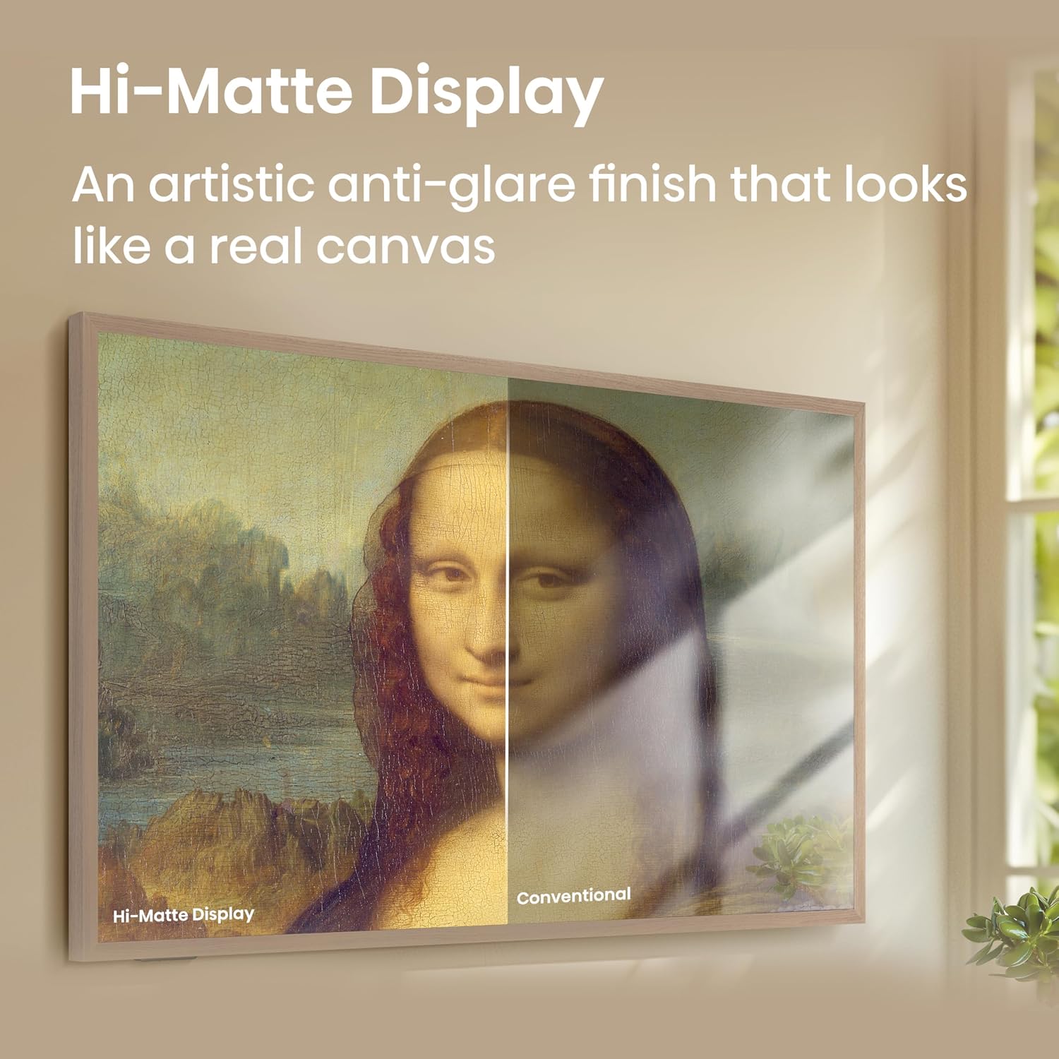 Hisense 55-Inch Class QLED 4K S7N CanvasTV Series Dolby Vision HDR Google Smart TV (55S7N) - 144Hz, Art Mode, Anti-Glare Panel, Hi-Matte Display, Frame & UltraSlim Wall Mount Included