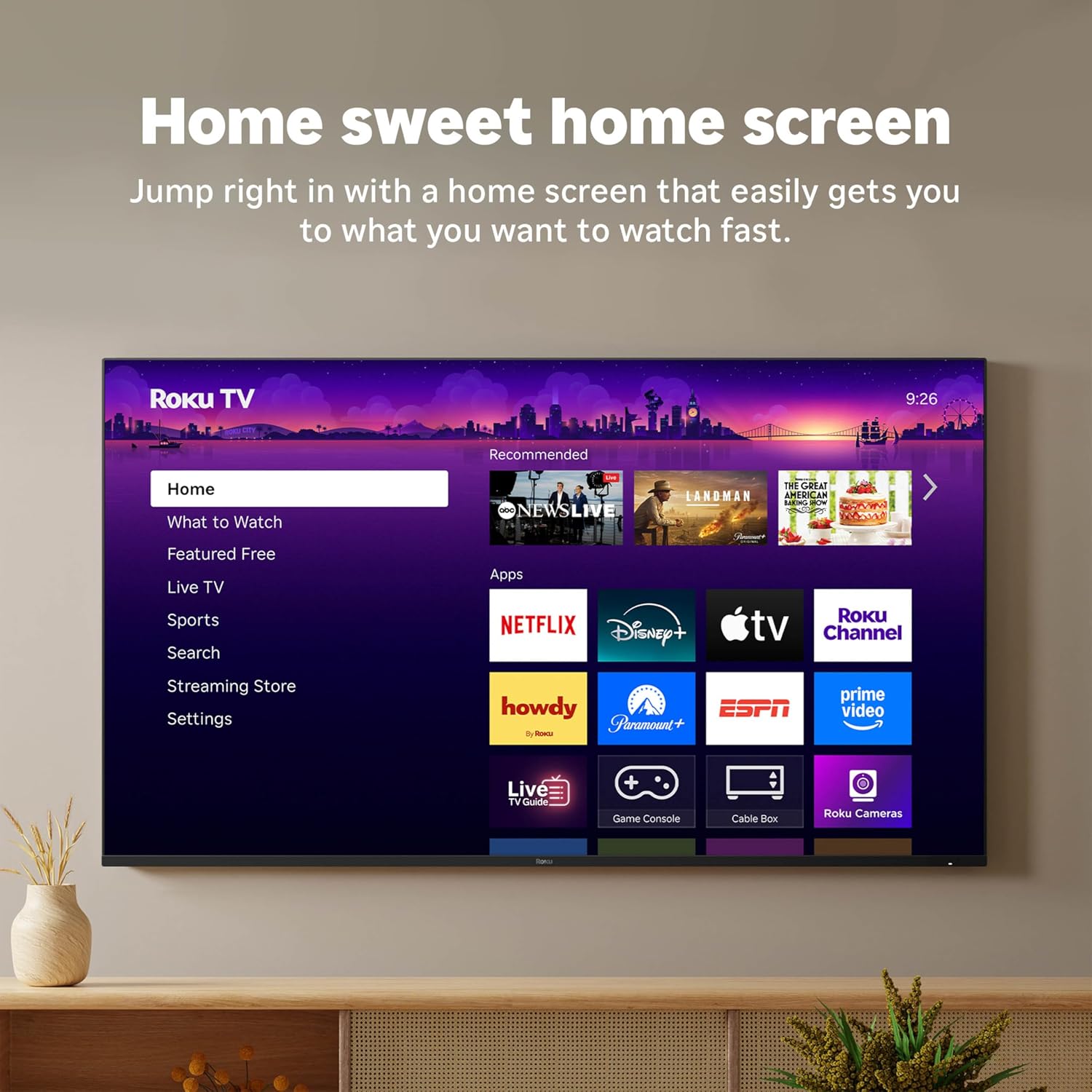 Roku Smart TV – 55-Inch Pro Series, Mini-LED TV – RokuTV with Backlit Voice Remote Pro – Flat Screen 4K QLED Television with 120Hz Refresh Rate & Dolby Vision IQ, Live News, Sports, Entertainment