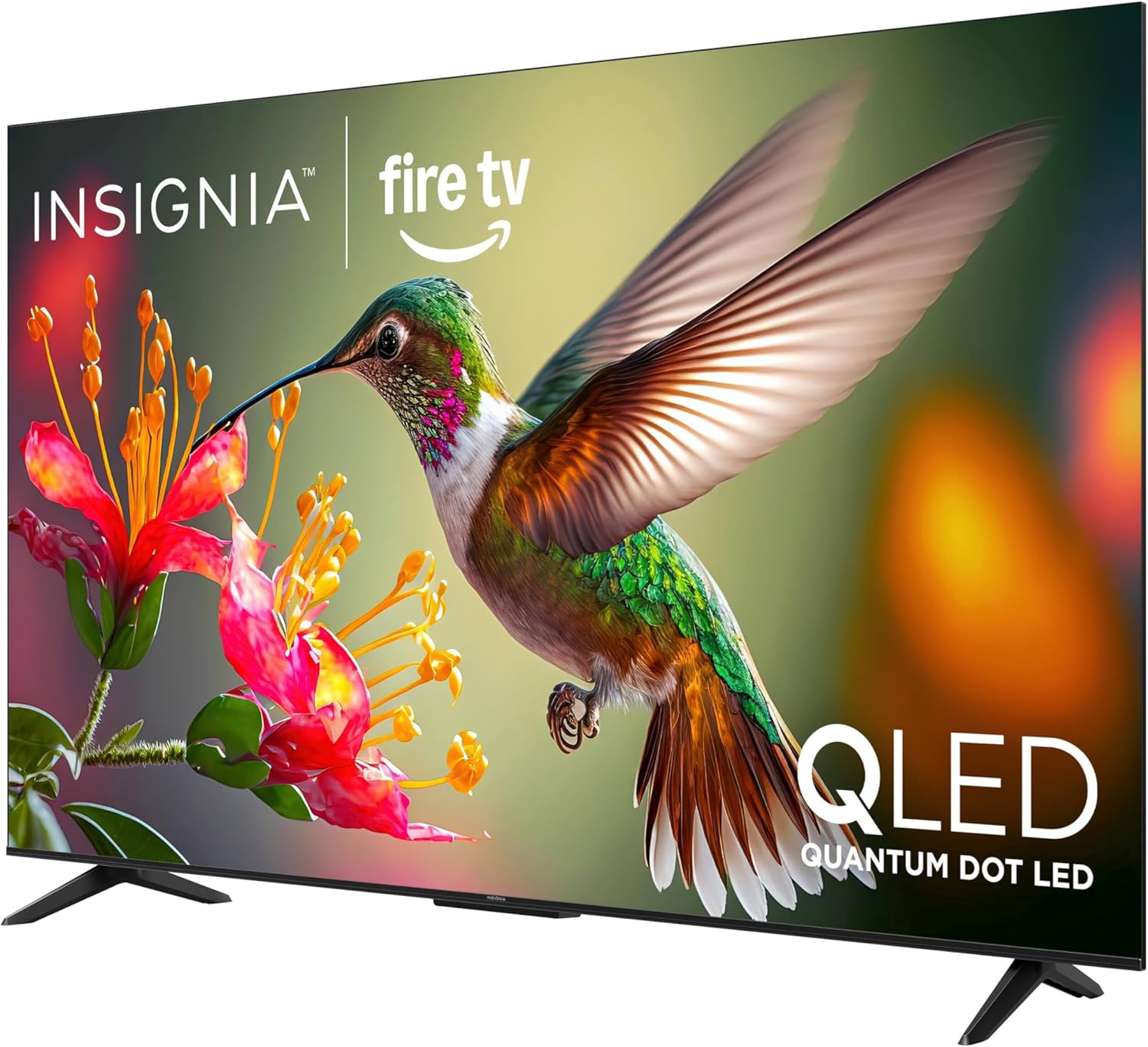 INSIGNIA 55-inch Class QF Series LED 4K UHD QLED Smart Fire TV with Alexa Voice Remote (NS55-UQFL26)