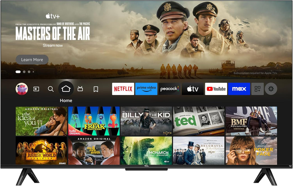 TCL 43-Inch Class S5 UHD 4K LED Smart TV with Fire TV (43S551F, 2024 Model), Dolby Vision, HDR PRO+, Dolby Atmos, Alexa Built-in with Voice Remote, Apple AirPlay 2 Compatibility, Streaming Television