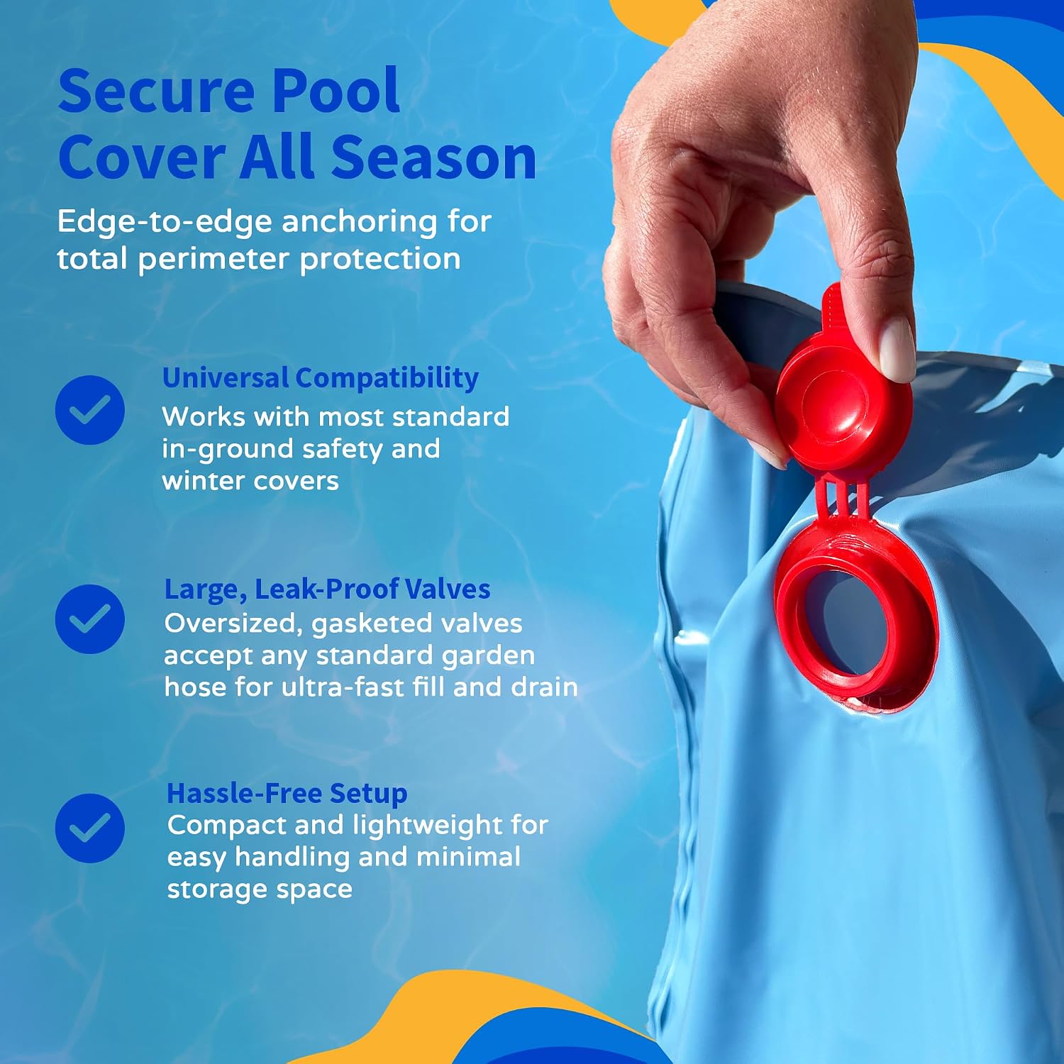 Blue Wave 8-ft Double Water Tube for Winter Pool Cover- 5 Count (Pack of 7)
