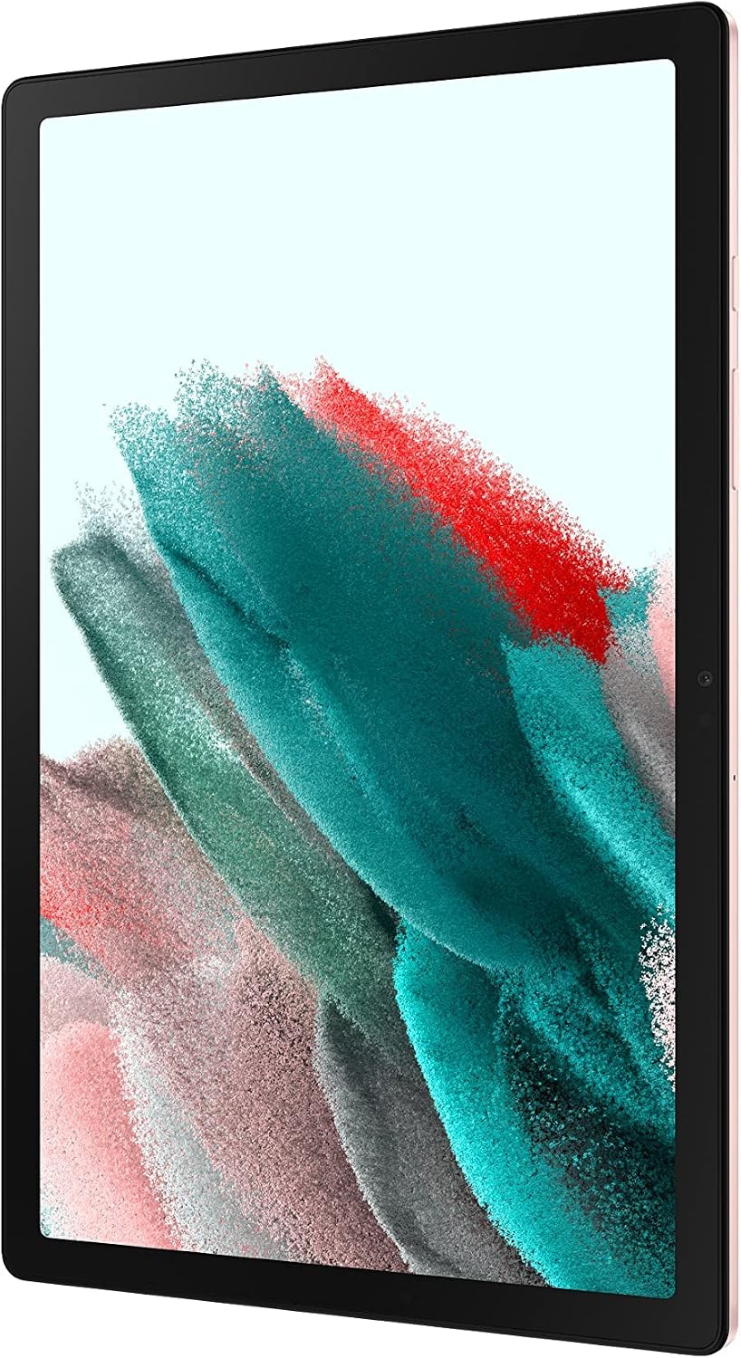 Samsung Galaxy Tab A8 Android Tablet, 10.5' LCD Screen, 64GB Storage, Long-Lasting Battery,Kids Content, Smart Switch, Expandable Memory, Pink Gold (Renewed)