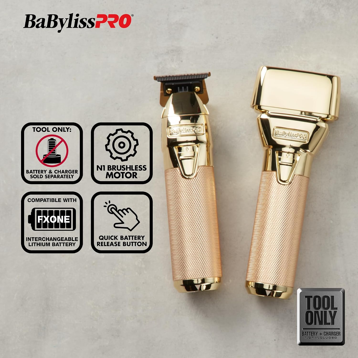 BaBylissPRO® FXONE Tool ONLY Hair Trimmer + Electric Double Foil Shaver Sets