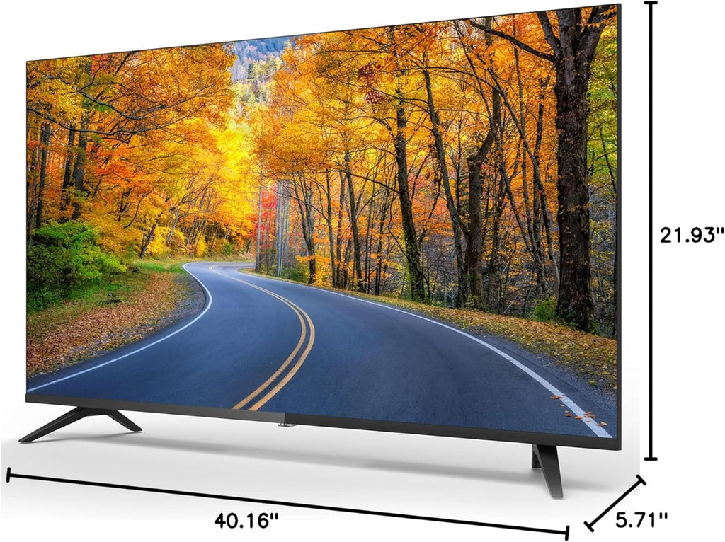 Impecca 43-inch., 1080P LED TV, Frameless, Compatible w/HDMI & USB