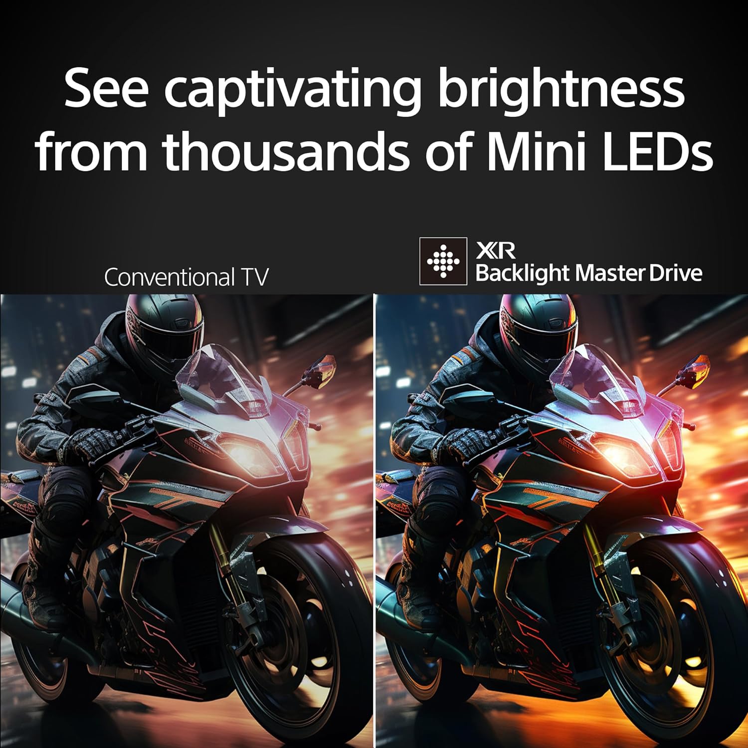 Sony BRAVIA 5 55 Inch TV, Mini LED, 4K Smart Google TV, XR Processor with AI Technology,120hz Television with Dolby Vision/Atmos, Exclusive Features for PlayStation®5, K-55XR50