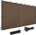 Shade&Beyond Customized Size 14' X 20' Shade Cloth with Grommets, 90% UV Protection UV Protection Mesh Tarp Sun Screens for Patio GN04, Mocha