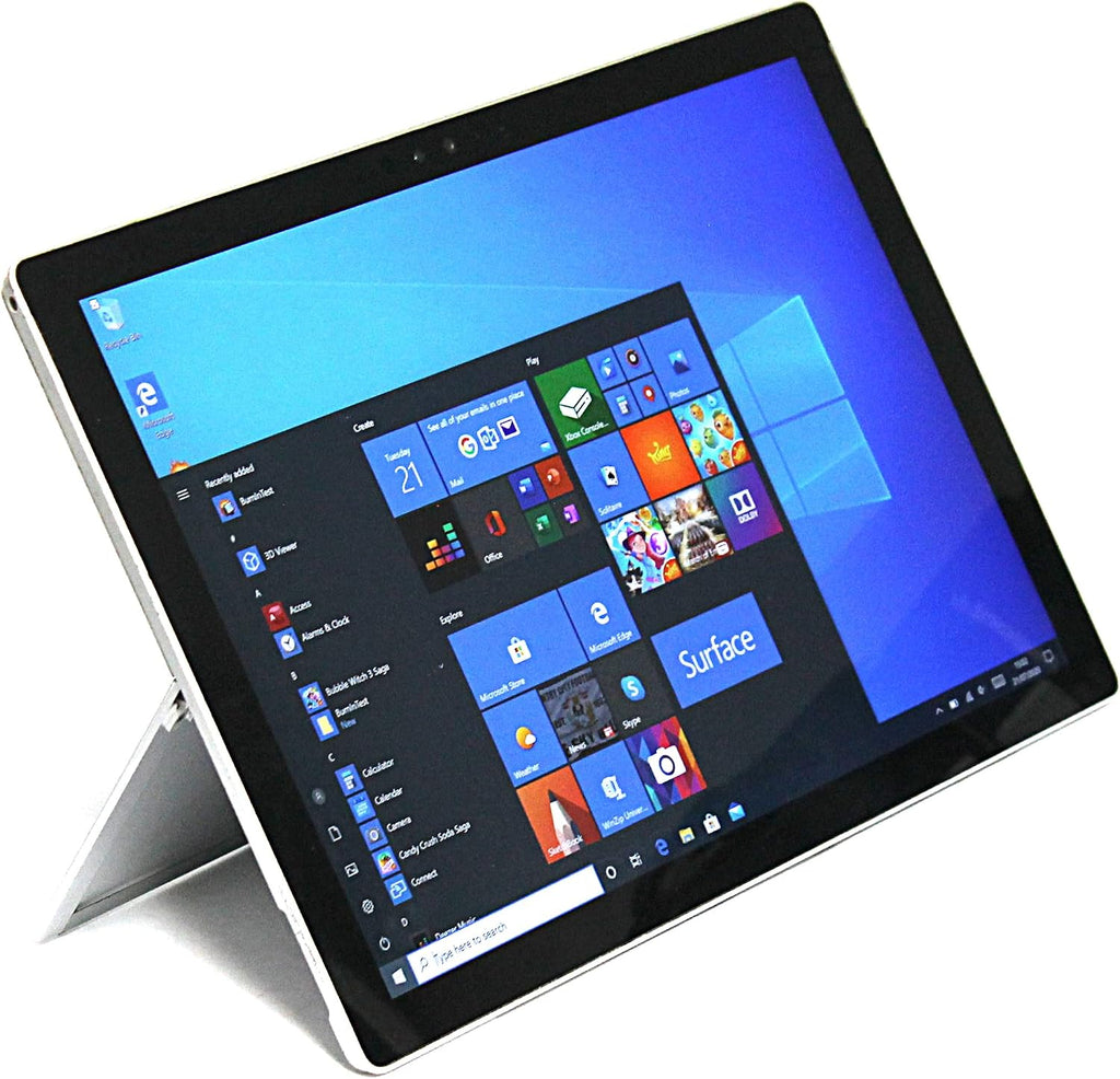 Microsoft Surface Pro 4 Intel i5-6300U X2 2.4GHz 256GB 8GB 12.3in, Silver (Renewed)