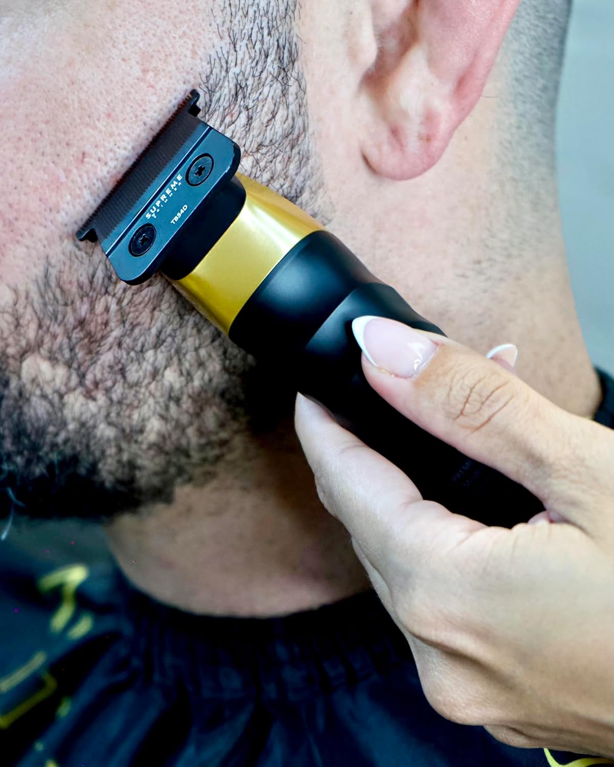 Supreme Trimmer 3-in-1 Barber Bundle | 2Spee Clipper, 2Spee Trimmer & Crunch Foil Shaver | Professional Beard Trimmer Men's Hair Clipper Kit | (Gold)