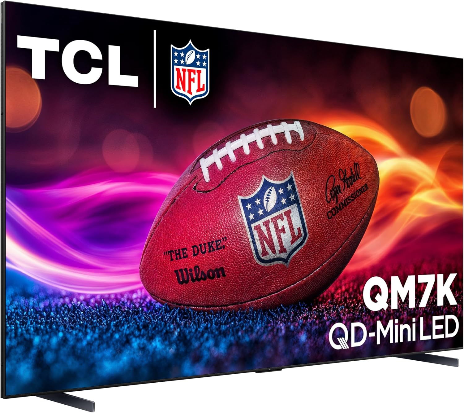 TCL 115-Inch QM7K QLED 4K Smart QD-Mini LED TV with Google TV (115QM7K, 2025 Model) Dolby Vision IQ, Dolby Atmos, HDR, Game Accelerator up to 288Hz, Voice Remote, Compatible with Alexa